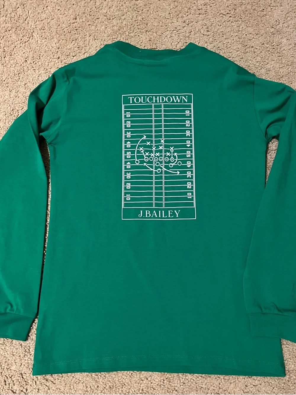 J.Bailey Kids' Emerald Green Short Sleeve Tee